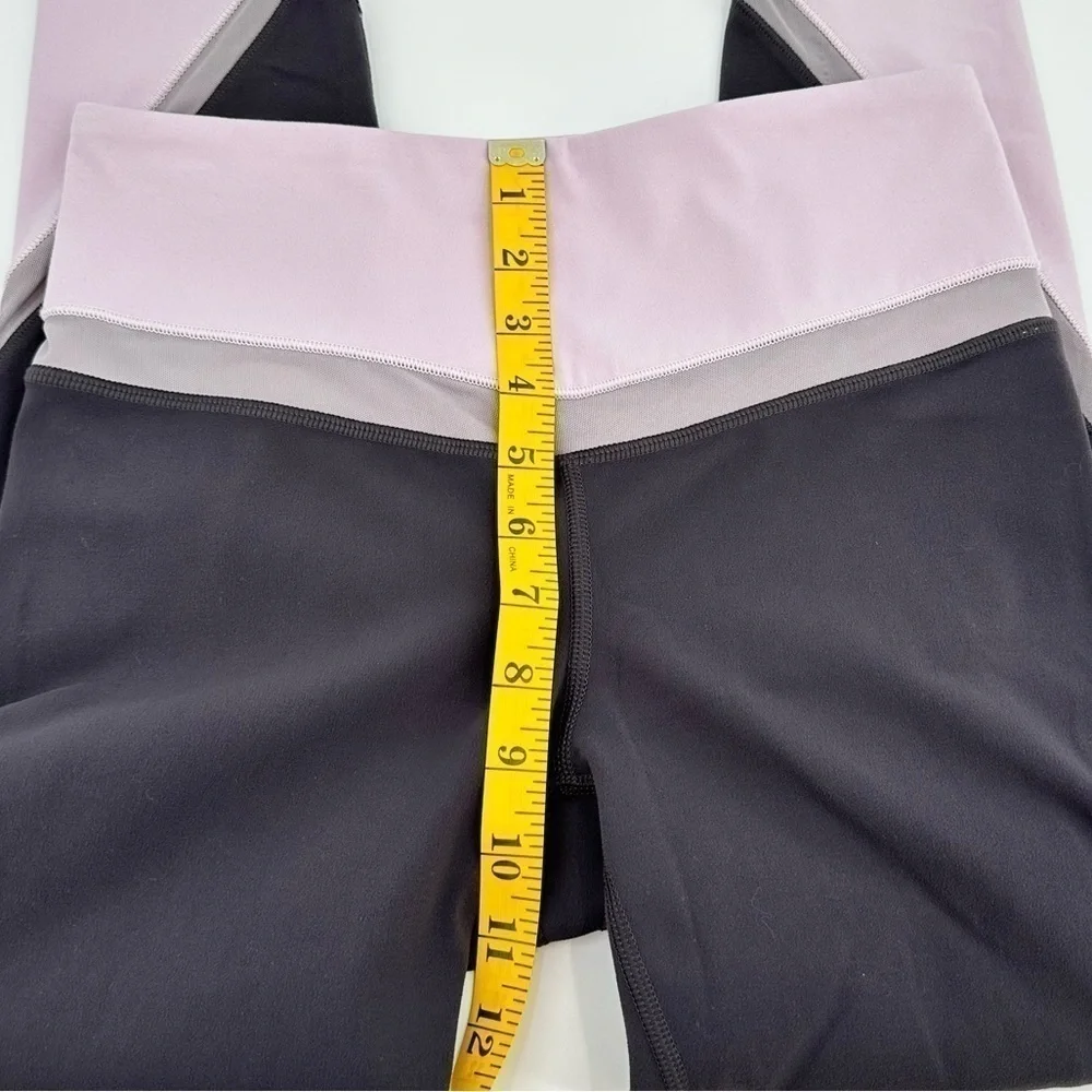 ATHLETA Women’s Pink/Gray Yoga Fitness Compression Leggings Size Small